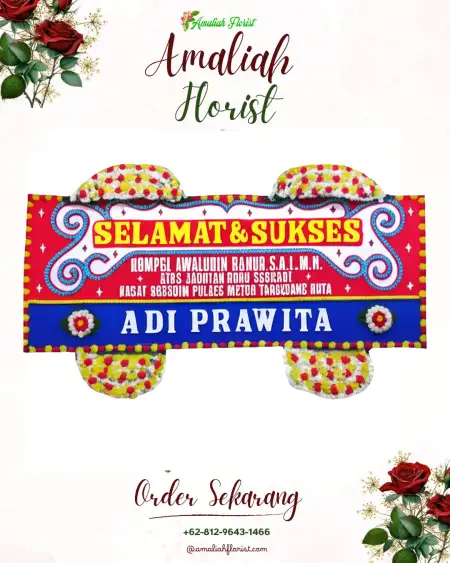 Papan Bunga Ucapan Selamat Dowora